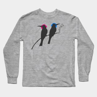 Musical birds Long Sleeve T-Shirt